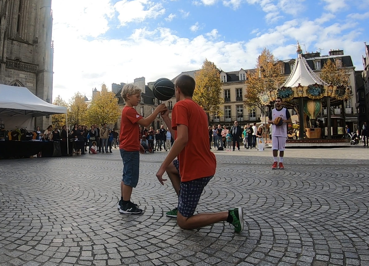 Démonstration 3x3/freestyle au Festival Culture-Hip-Hop 2018