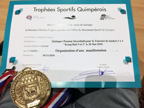 Trophées Sportifs Quimpérois 2018